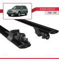 Subaru Forester 3 (SH) 2008-2013 Arası ile Uyumlu HOOK Model Ara Atkı Tavan Barı Siyah 2 Adet