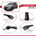 Volkswagen Tiguan (5N) 2007-2016 Arası ile Uyumlu ACE-1 Ara Atkı Tavan Barı Siyah 2 Adet