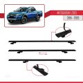 Mitsubishi L200 V 2015-2023 Arası ile Uyumlu BASIC Model Ara Atkı Tavan Barı Siyah 2 Adet
