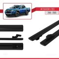 Mitsubishi L200 V 2015-2023 Arası ile Uyumlu BASIC Model Ara Atkı Tavan Barı Siyah 2 Adet