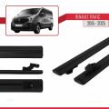 Renault Trafic 3 (X82) 2015 ve Sonrası ile Uyumlu BASIC Model Ara Atkı Tavan Barı Siyah 2 Adet