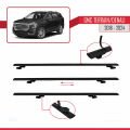 GMC Terrain / Denali 2018-2024 Arası ile Uyumlu BASIC Model Ara Atkı Tavan Barı Siyah 2 Adet