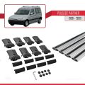 Peugeot Partner Pre-Facelift 1996-2003 Arası ile Uyumlu FLY Model Ara Atkı Tavan Barı Gri 4 Adet