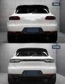 Porsche Macan 2018+ Uyumlu Bagaj Kapağı Ve Led Stop Facelift - Smoke