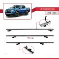 Mitsubishi L200 V 2015-2023 Arası ile Uyumlu BASIC Model Ara Atkı Tavan Barı Gri 2 Adet