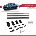 Mitsubishi L200 V 2015-2023 Arası ile Uyumlu BASIC Model Ara Atkı Tavan Barı Gri 2 Adet
