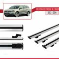Volkswagen Passat B7 (3C) Alltrack 2012-2014 Arası ile Uyumlu BASIC Model Ara Atkı Tavan Barı Gri 3 Adet