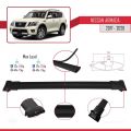Nissan Armada 2 (Y62) 2017-2020 Arası ile Uyumlu FLY Model Ara Atkı Tavan Barı Siyah 2 Adet