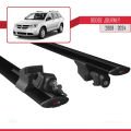 Dodge Journey 2008 ve Sonrası ile Uyumlu HOOK Model Ara Atkı Tavan Barı Siyah 2 Adet