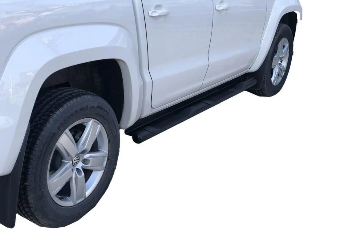 Nissan Navara 2010-2016 Off Road Uyumlu Yedek Parça Yan Basamak (Dragos Plus) Siyah AQM4WD PTT02