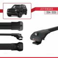 Jeep Renegade (BU) 2014 ve Sonrası ile Uyumlu ACE-1 Ara Atkı Tavan Barı Siyah 2 Adet