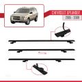 Chevrolet Uplander 2005-2009 Arası ile Uyumlu BASIC Model Ara Atkı Tavan Barı Siyah 2 Adet