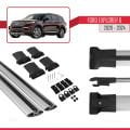 Ford Explorer 6 2020-2024 Arası ile Uyumlu FLY Model Ara Atkı Tavan Barı Gri 2 Adet