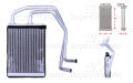 Mitsubishi Fuso Canter 859 2006-2012 Kalorifer Radyatörü Brazing 198x160 mm