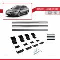 Renault Laguna 3 Estate 2007-2013 Arası ile Uyumlu BASIC Model Ara Atkı Tavan Barı Gri 2 Adet