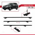 Subaru Forester 4 (SJ) 2014-2018 Arası ile Uyumlu BASIC Model Ara Atkı Tavan Barı Siyah 2 Adet