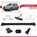 Mitsubishi Airtrek 2001-2008 Arası ile Uyumlu FLY Model Ara Atkı Tavan Barı Siyah 2 Adet