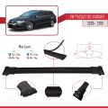 Volkswagen Passat B6 (3C) Variant 2005-2010 Arası ile Uyumlu FLY Model Ara Atkı Tavan Barı Siyah 2 Adet
