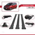 Volkswagen Touran (1T) Pre-Facelift 2003-2010 Arası ile Uyumlu FLY Model Ara Atkı Tavan Barı Siyah 3 Adet