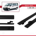 Renault Trafic 2 (X83) 2001-2014 Arası ile Uyumlu BASIC Model Ara Atkı Tavan Barı Siyah 2 Adet