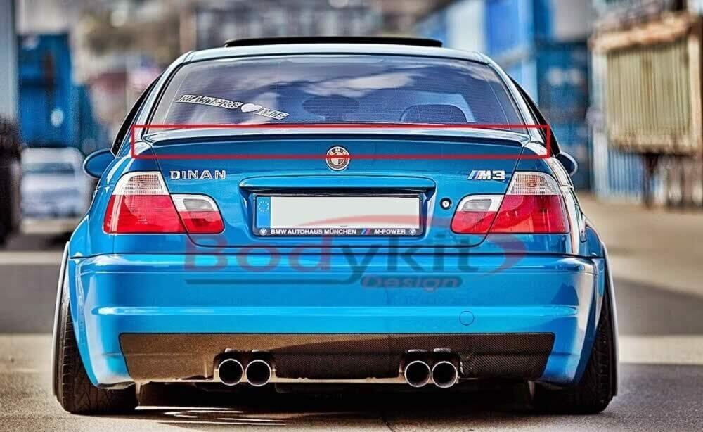 Bmw E46 Uyumlu Yedek Parça İnce Spoiler