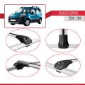 Peugeot Bipper 2008-2017 Arası ile Uyumlu ACE-1 Ara Atkı Tavan Barı Gri 4 Adet