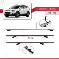 Chevrolet Captiva 2016-2018 Arası ile Uyumlu BASIC Model Ara Atkı Tavan Barı Gri 2 Adet