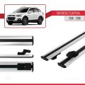 Chevrolet Captiva 2016-2018 Arası ile Uyumlu BASIC Model Ara Atkı Tavan Barı Gri 2 Adet