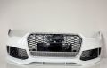 Audi A7 RS7 Ön Tampon Panjur Seti 2015 - 2017 Arası Uyumlu (Krom Çerçeve)