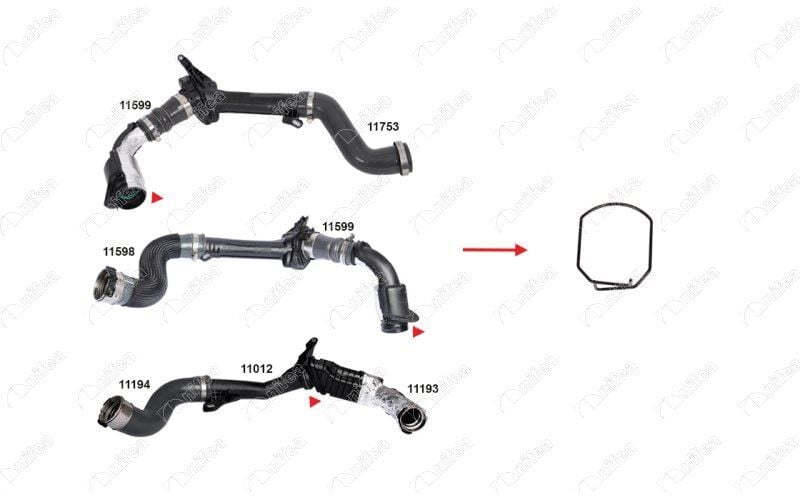 Renault Megane III Fluence K9K 1.5 DCI Turbo Boru Segmanı NFA-11485
