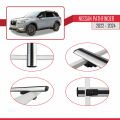 Nissan Pathfinder 2022-2024 Arası ile Uyumlu BASIC Model Ara Atkı Tavan Barı Gri 2 Adet