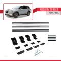 Nissan Pathfinder 2022-2024 Arası ile Uyumlu BASIC Model Ara Atkı Tavan Barı Gri 2 Adet