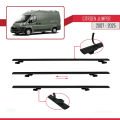 Citroen Jumper 2 2007 ve Sonrası ile Uyumlu BASIC Model Ara Atkı Tavan Barı Siyah 2 Adet