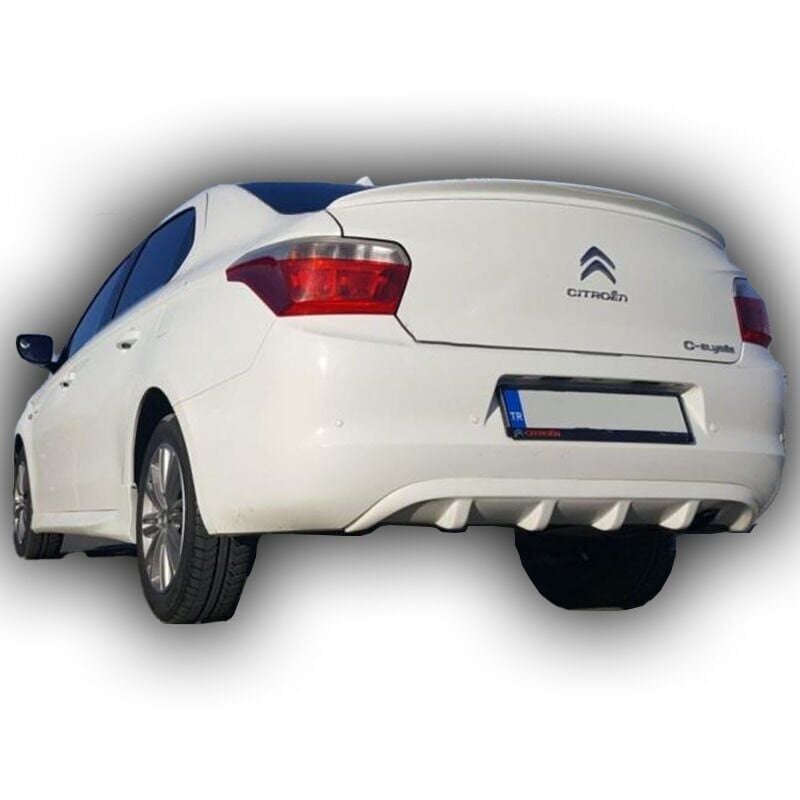 Citroen Elysee Uyumlu Yedek Parça  Arka Difüzör Boyalı