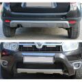 Dacia Duster 2008-2017 Uyumlu Yedek Parça Ön-Arka Difüzör (Plastik)