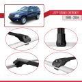 Jeep Grand Cherokee 2 (WJ) 1999-2004 Arası ile Uyumlu ACE-1 Ara Atkı Tavan Barı Siyah 2 Adet