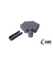 Opel Astra F G H Corsa B C D Zafira Vectra A Omega B 1993 Sonrası 22x27 mm Kömür Metalik Bijon Kapağı