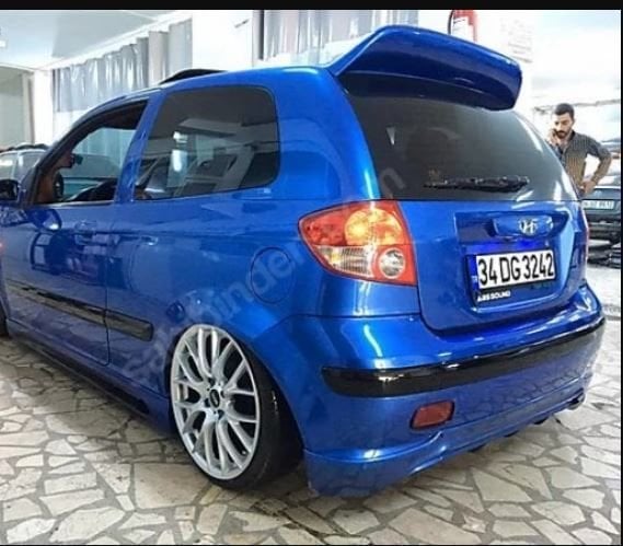Hyundai Getz Spoon Uyumlu Yedek Parça Spoiler Boyasız Fiber