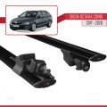 Skoda Octavia 3 (5E) Combi Post-Facelift 2017-2020 Arası ile Uyumlu HOOK Model Ara Atkı Tavan Barı Siyah 2 Adet