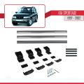 Kia Sportage 1997-2002 Arası ile Uyumlu BASIC Model Ara Atkı Tavan Barı Gri 2 Adet