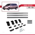 Honda Odyssey 1995-1998 Arası ile Uyumlu BASIC Model Ara Atkı Tavan Barı Gri 2 Adet