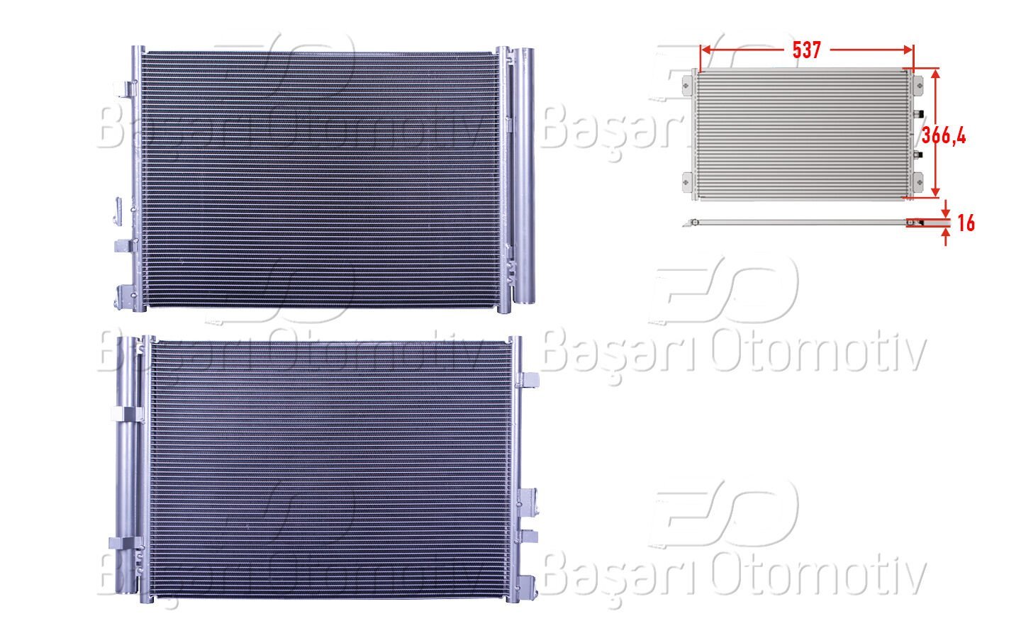 Hyundai i20 2014 ve Sonrası Uyumlu Klima Radyatörü