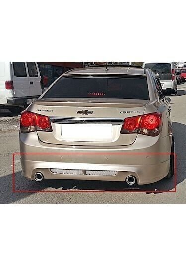 Chevrolet Cruze Uyumlu Yedek Parça Telli Arka Tampon Eki