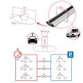 Mazda Tribute 2000-2007 Arası ile Uyumlu BASIC Model Ara Atkı Tavan Barı Gri 2 Adet