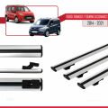 Ford Transit/Tourneo Connect 2 2014-2021 Arası ile Uyumlu BASIC Model Ara Atkı Tavan Barı Gri 3 Adet