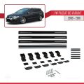 Volkswagen Passat B6 (3C) Variant 2005-2010 Arası ile Uyumlu BASIC Model Ara Atkı Tavan Barı Siyah 3 Adet