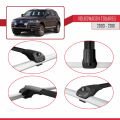 Volkswagen Touareg (7L) 2002-2010 Arası ile Uyumlu ACE-1 Ara Atkı Tavan Barı Siyah 2 Adet