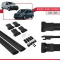 Mercedes Metris (W447) 2014 ve Sonrası ile Uyumlu FLY Model Ara Atkı Tavan Barı Siyah 2 Adet