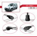 Opel Combo C 2001-2011 Arası ile Uyumlu ACE-1 Ara Atkı Tavan Barı Gri 4 Adet