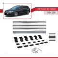 Volkswagen Passat B6 (3C) Variant 2005-2010 Arası ile Uyumlu BASIC Model Ara Atkı Tavan Barı Gri 3 Adet